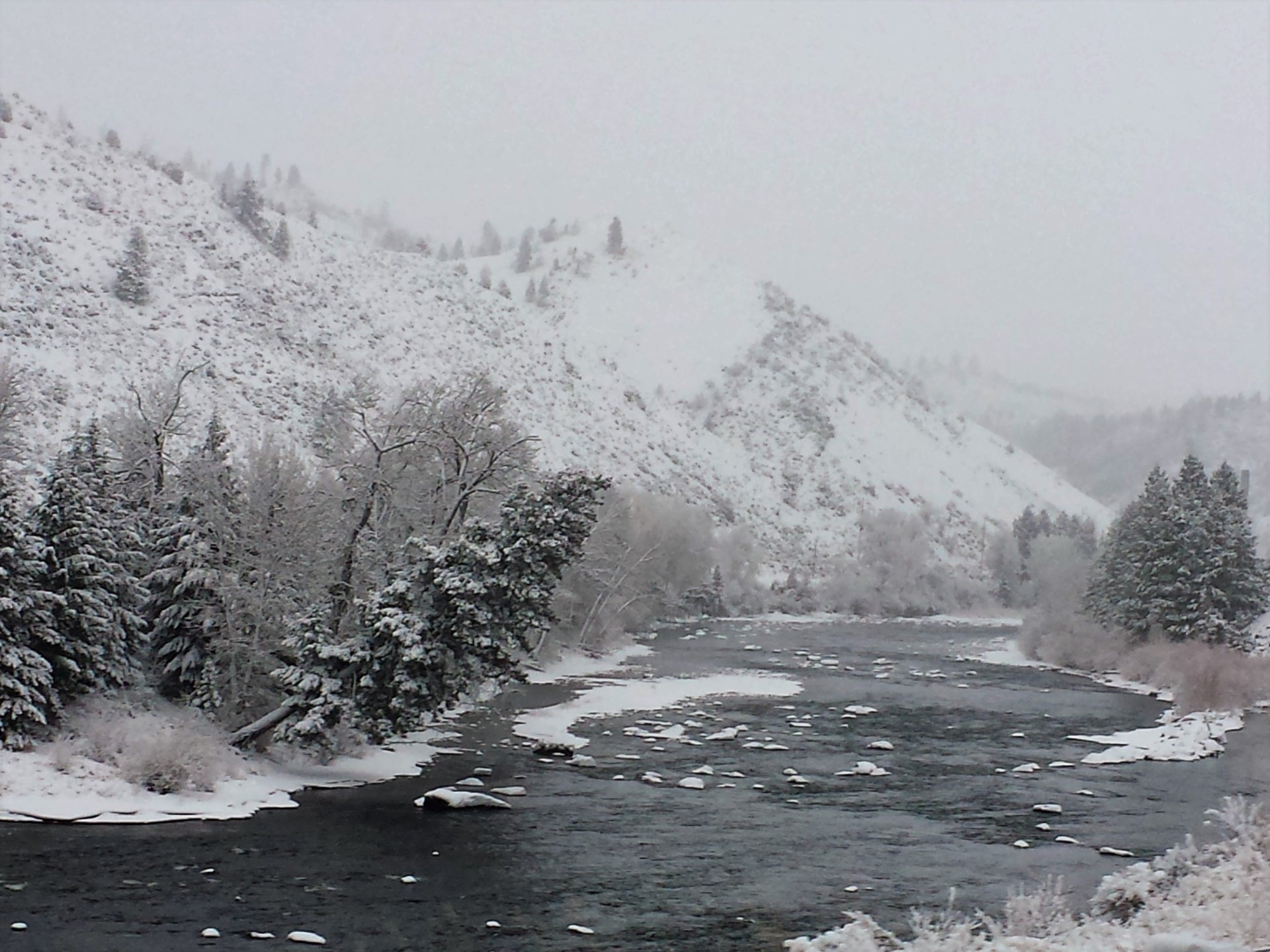 Big Hole Valley Montana in Winter