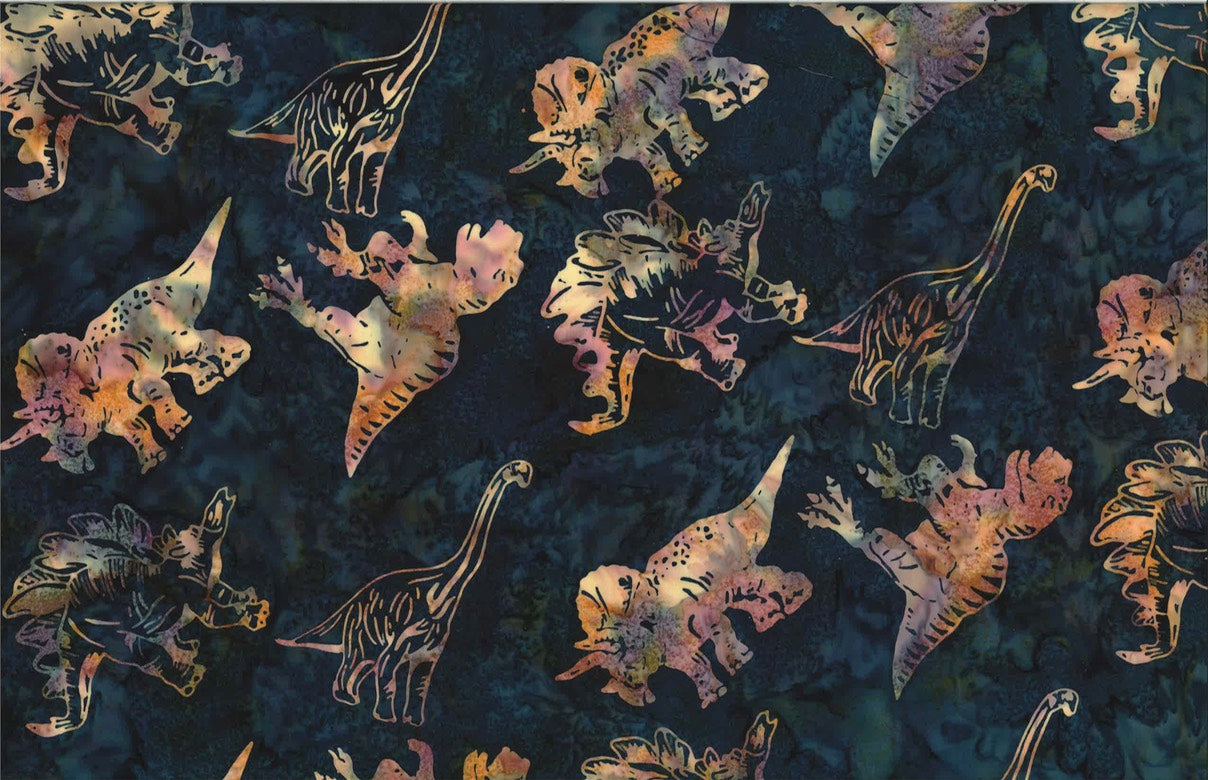 Hoffman Fabrics Dinosaur Batik Fabric