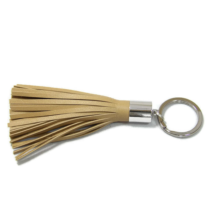 Leather Tassel Keychains