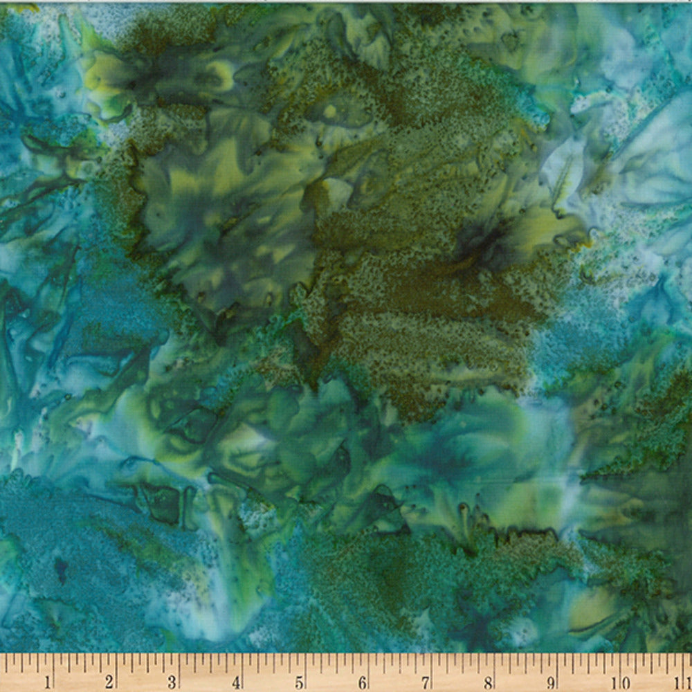 Hoffman Fabrics 1384 Style Smoothies Seaside Batik Fabric 1384-484-Seaside