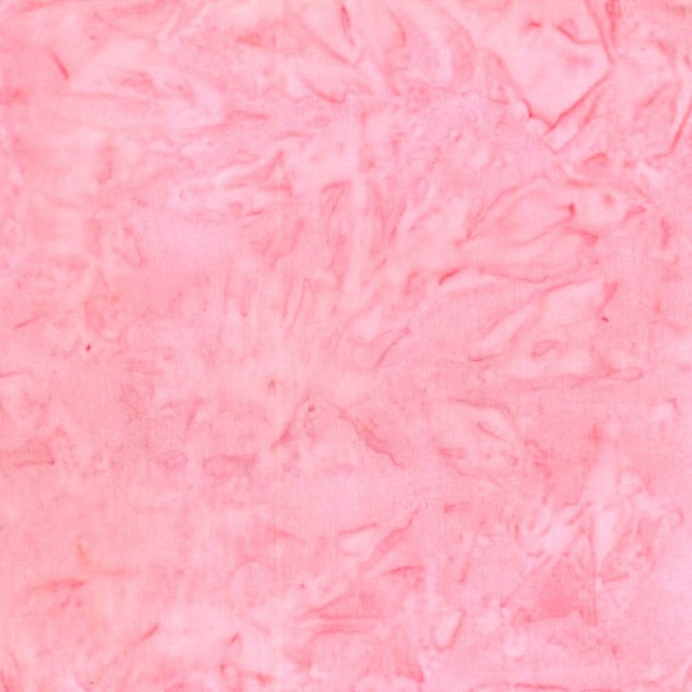 Hoffman Fabrics Watercolors Tea Rose Pink Batik Fabric 1895-153-Tea-Rose