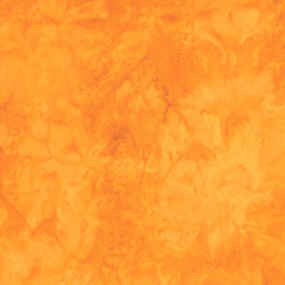 Hoffman Fabrics Watercolors Curry Orange Yellow Batik Fabric 1895-26-Curry