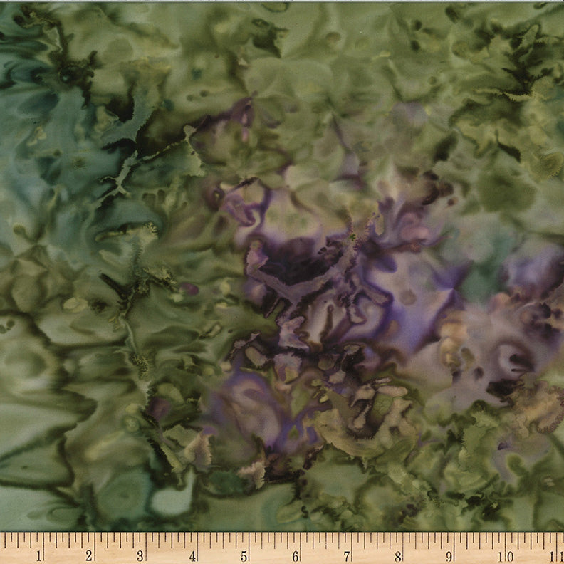 Hoffman Fabrics 839 Mottles Willow Green Batik Fabric 839-184-Willow