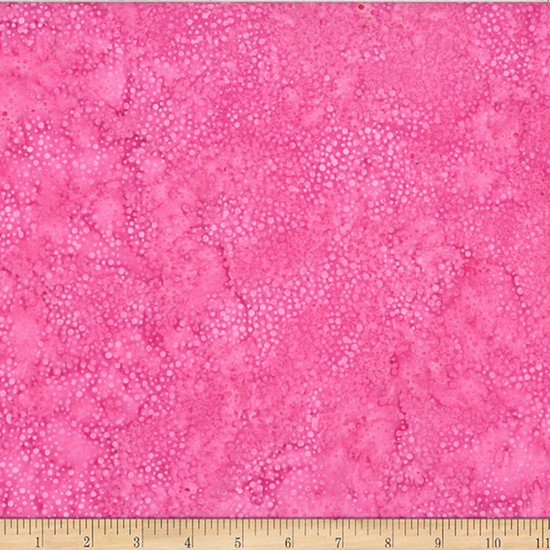 Hoffman Fabrics Dot Pink Batik Fabric 885-12-Pink
