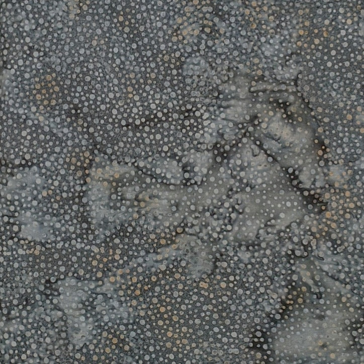 Hoffman Fabrics Dot Smoke Grey Batik Fabric 885-173-Smoke