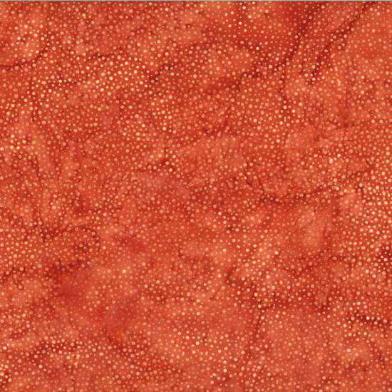 Hoffman Fabrics Dot Cayenne Batik Fabric 885-431-Cayenne