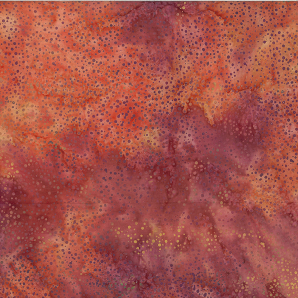 Hoffman Fabrics Dot Autumn Batik Fabric 885-66-Autumn