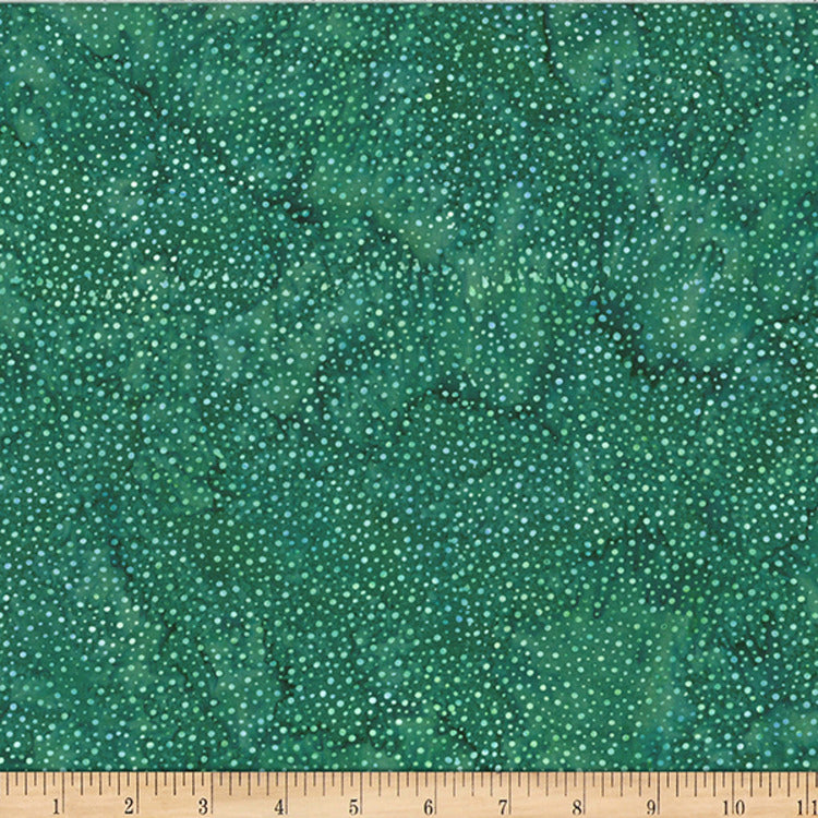 Hoffman Fabrics Dot Shamrock Batik Fabric 885-710-Shamrock