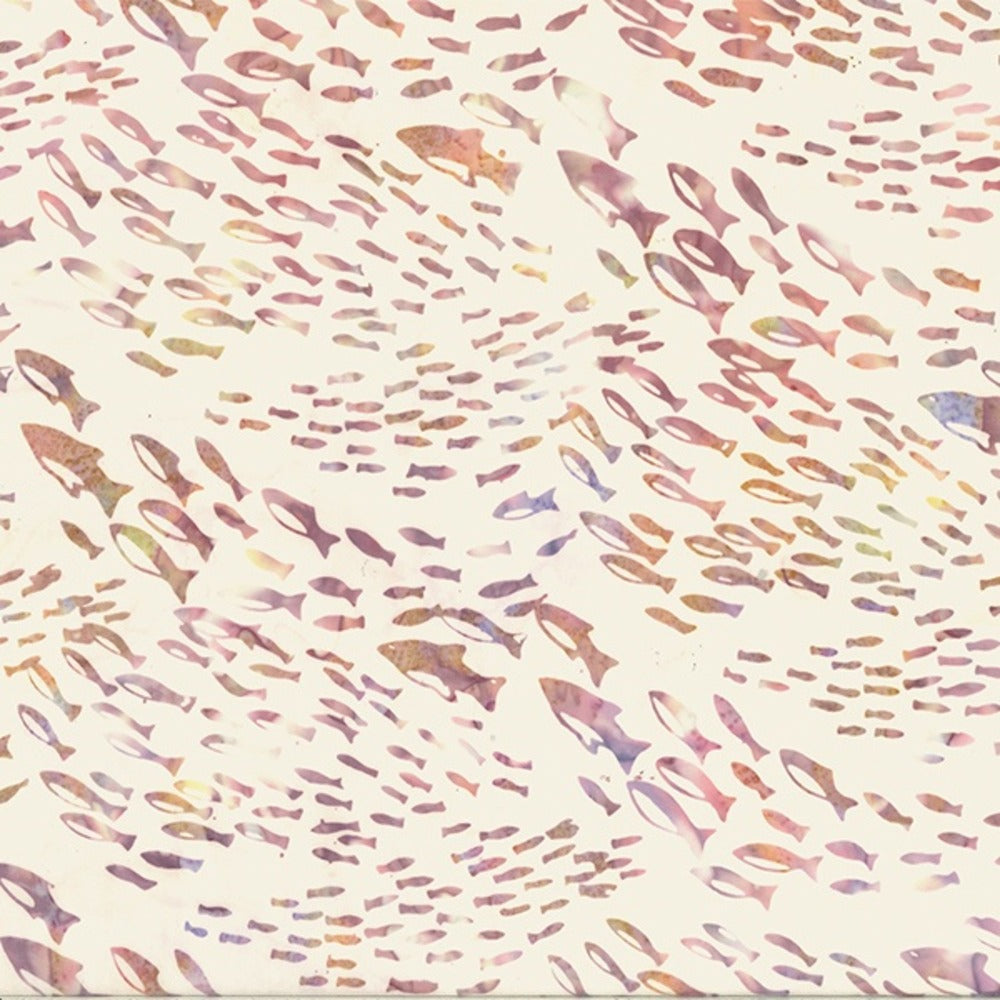 Hoffman Fabrics Along the Shores Spring Fish Batik Fabric DM2-145-Spring