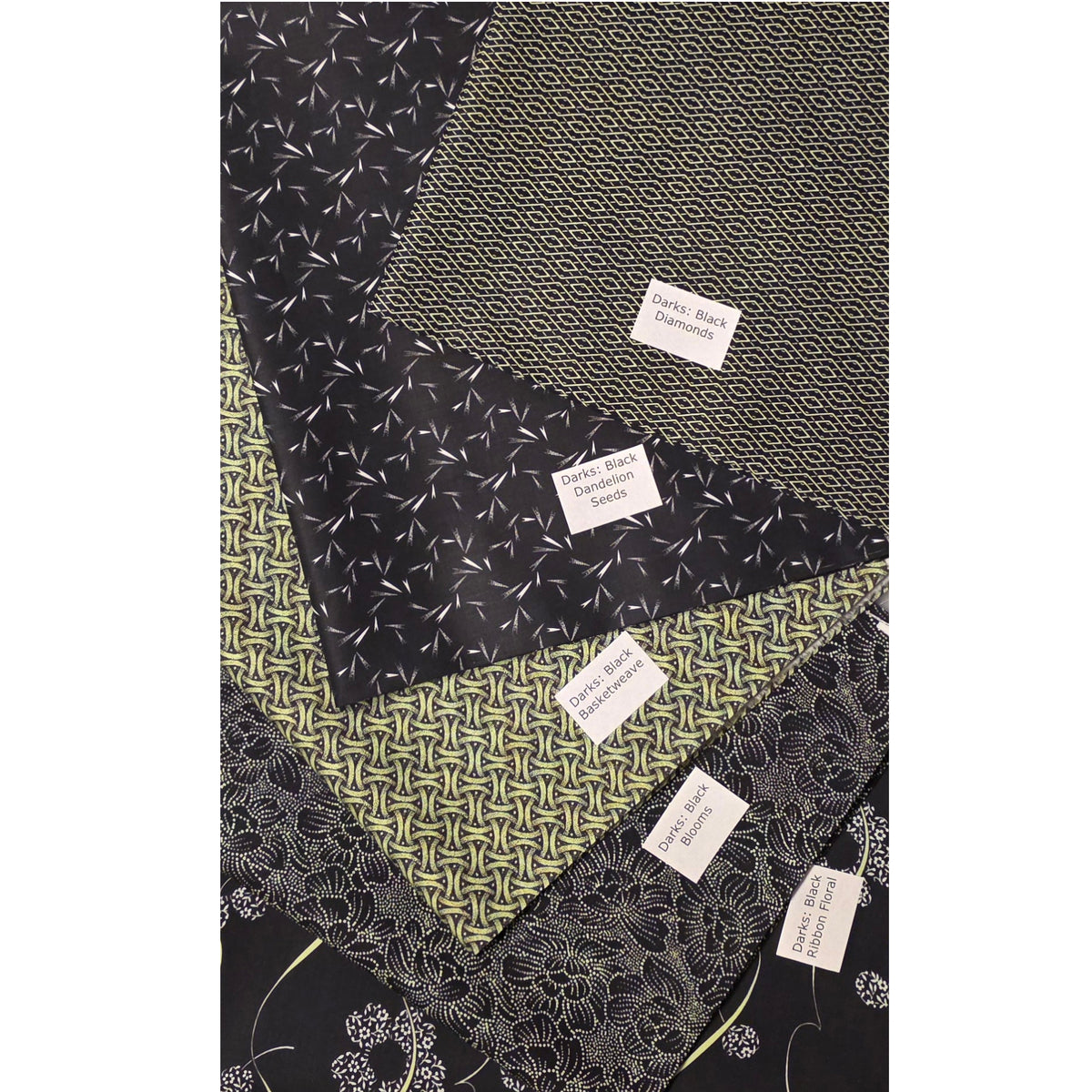 Matcha Quilt Kit Dark Fabrics