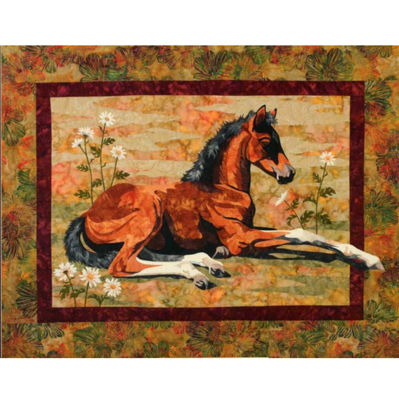 Toni Whitney Design Lazy Days Horse Foal Applique Quilt Pattern