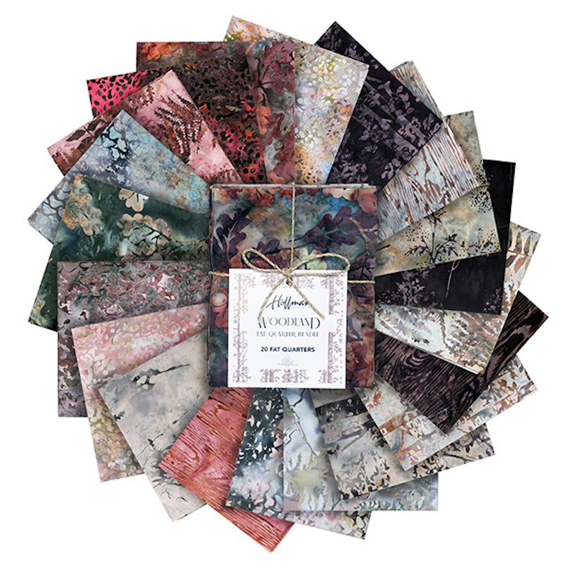 Hoffman Fabrics McKenna Ryan Woodland Amber Batik Fat Quarters 20 FQs MRWFQ-36-Amber