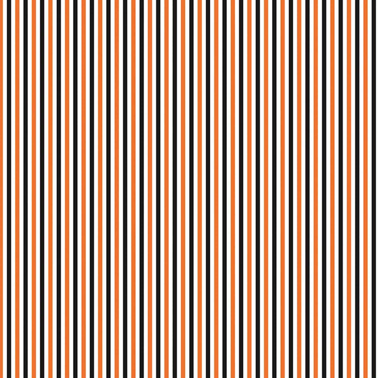 Riley Blake Designs Stripes 1/8in Halloween Cotton Fabric C495-Halloween