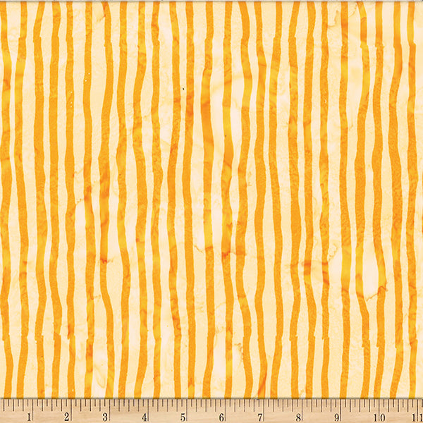 Hoffman Fabrics Susan Claire Frog Pond Jelly Batik Sun Stripe Fabric SC5-149-Sun