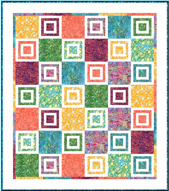 Quilt Box Design Sew Many Blooms Pieced Quilt Pattern Example 3