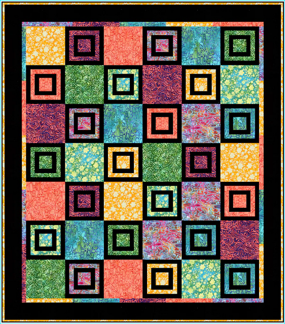 Quilt Box Design Sew Many Blooms Pieced Quilt Pattern Example 4