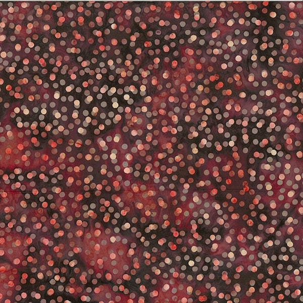 Hoffman Fabrics Jingle Bells Ditsy Dots Nightshade Batik Fabric V2522-533-Nightshade