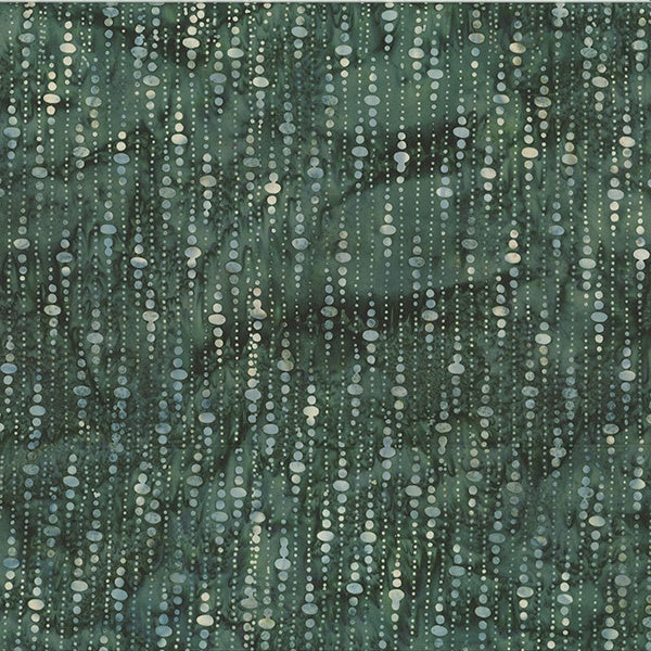 Hoffman Fabrics Jingle Bells Icicles Pine Batik Fabric V2524-141-Pine
