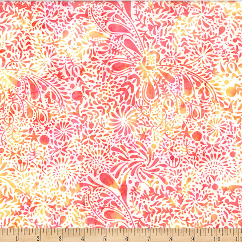 Hoffman Fabrics Poppy Dragonfly Batik Fabric W2609-224-Poppy