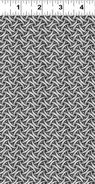 Clothworks Matcha White Basketweave Digital Cotton Fabric Y4915-1-White Scale