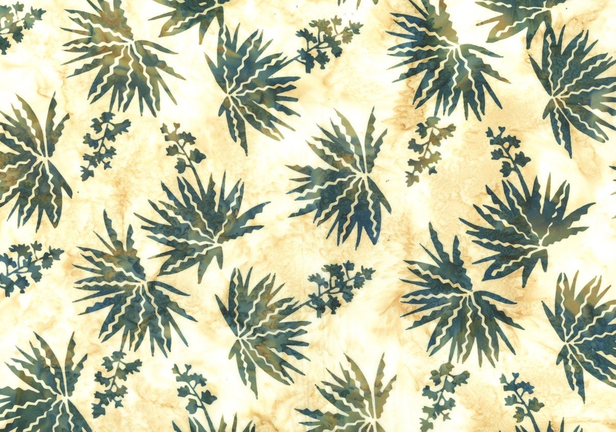 Hoffman Fabrics Iguana Agave Batik Fabric S2307-207-Iguana