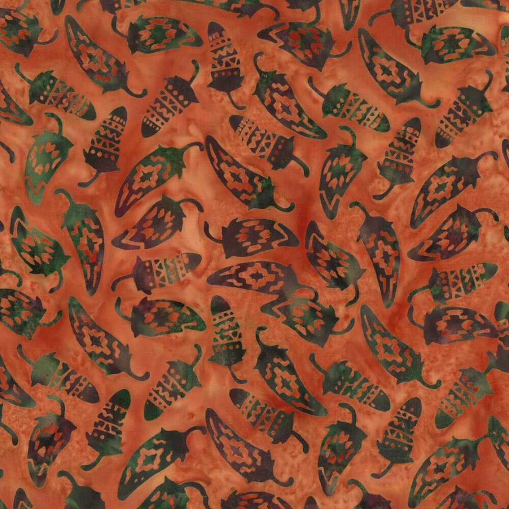 Hoffman Fabrics Jam Chili Peppers Batik Fabric Q2180-570-Jam