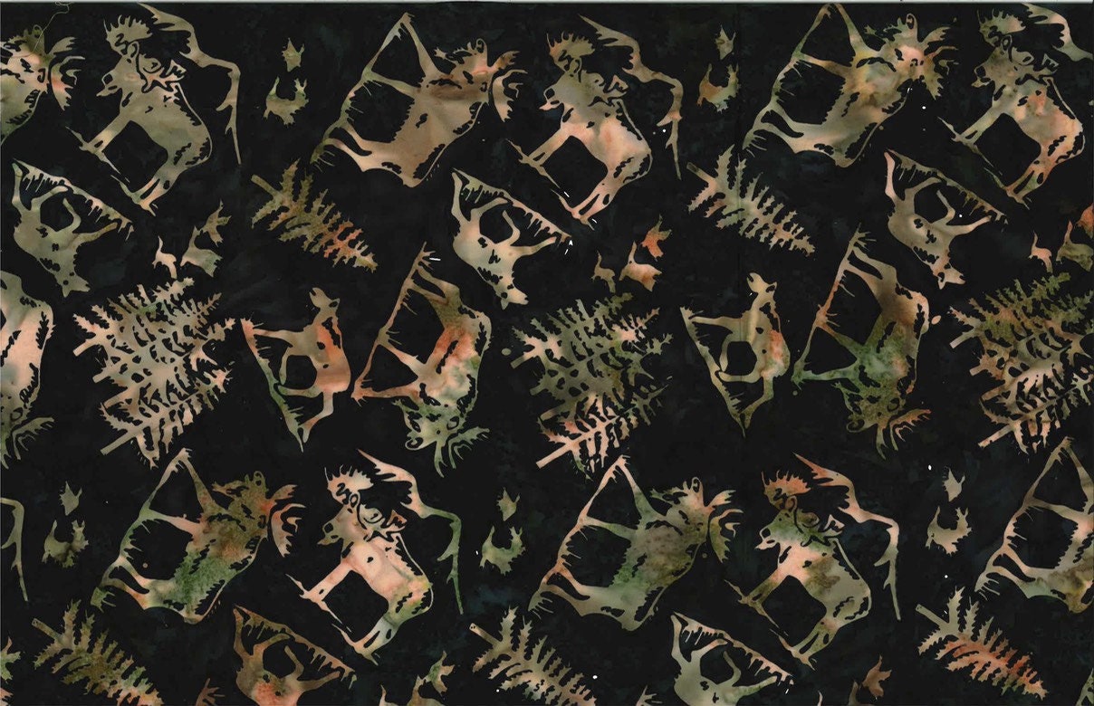 Hoffman Fabrics Rocky Moose Batik Fabric S2341-335-Rocky