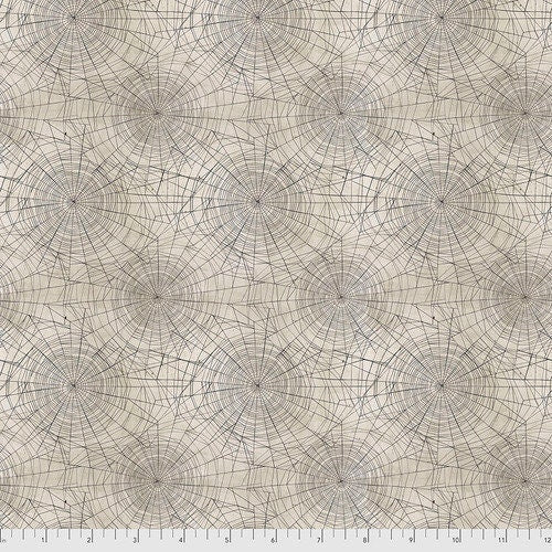 Tim Holtz Foundations Neutral Cobwebs Cotton Fabric by Free Spirit PWTH150.Neutral