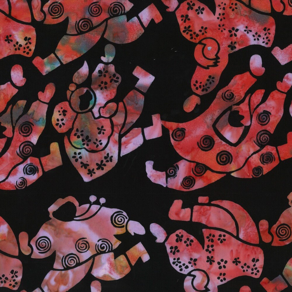 Hoffman Fabrics Multi Eskimo Blanket Toss Batik Fabric E228-130-Multi