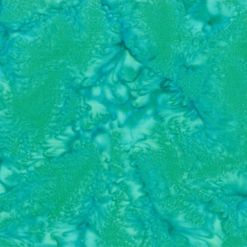 Hoffman Fabrics Watercolors Aruba Blue Green Batik Fabric 1895-371-Aruba