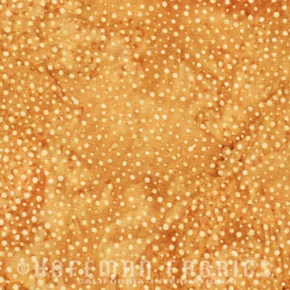 Hoffman Fabrics Dot Dijon Yellow Batik Fabric 885-432-Dijon