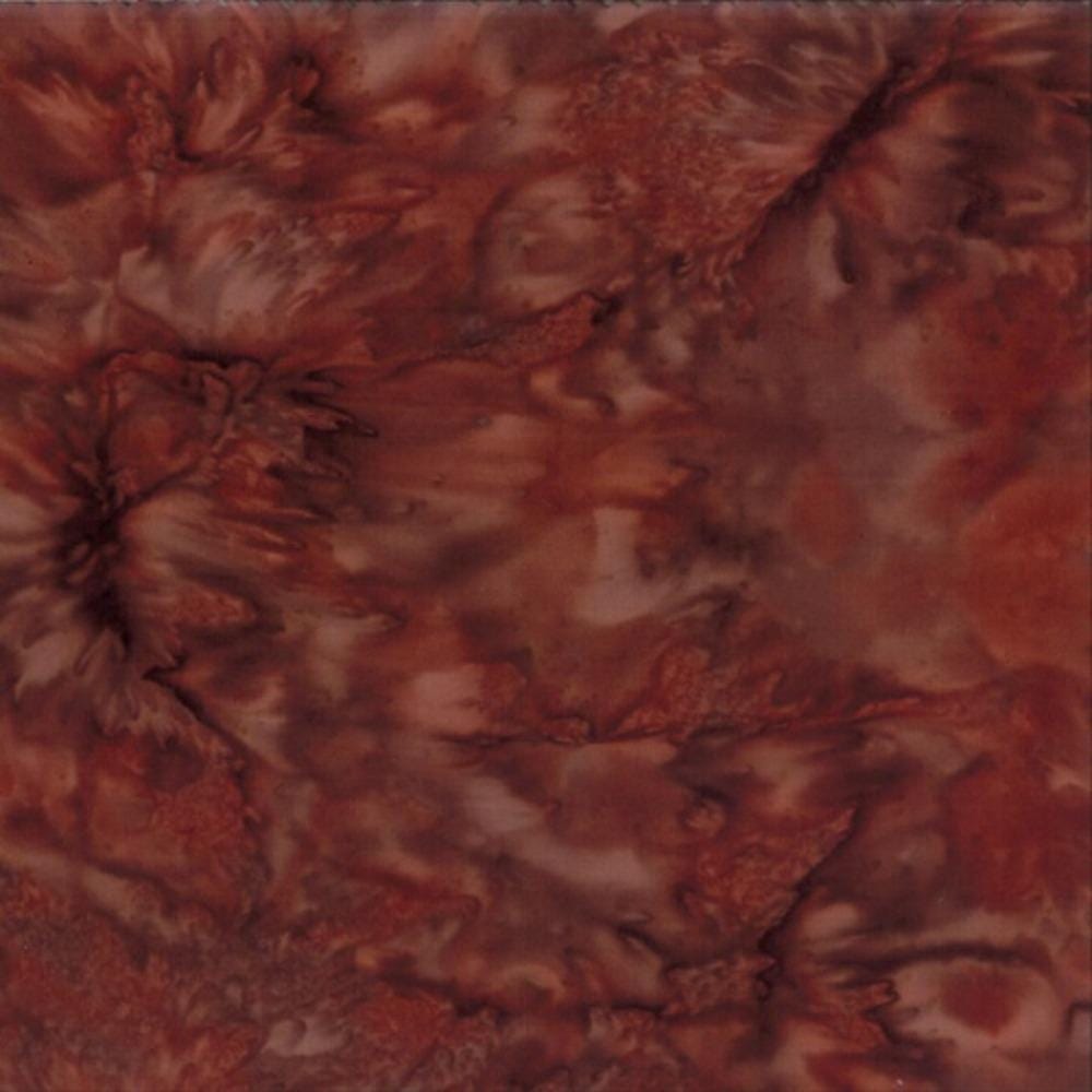 Hoffman Fabrics Watercolors Brownie Brown Batik Fabric 1895-386-Brownie