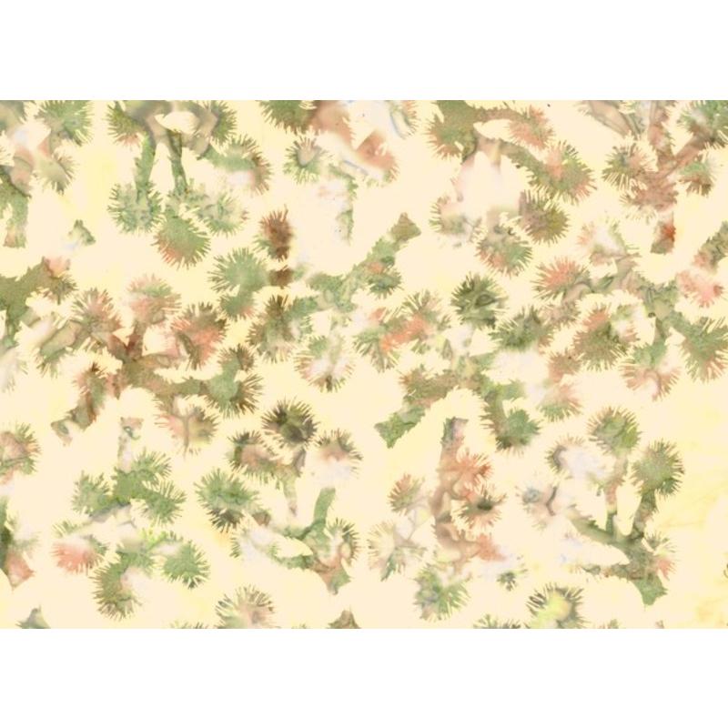 Hoffman Fabrics Buttercream Joshua Tree Batik Fabric S2308-412-Buttercream