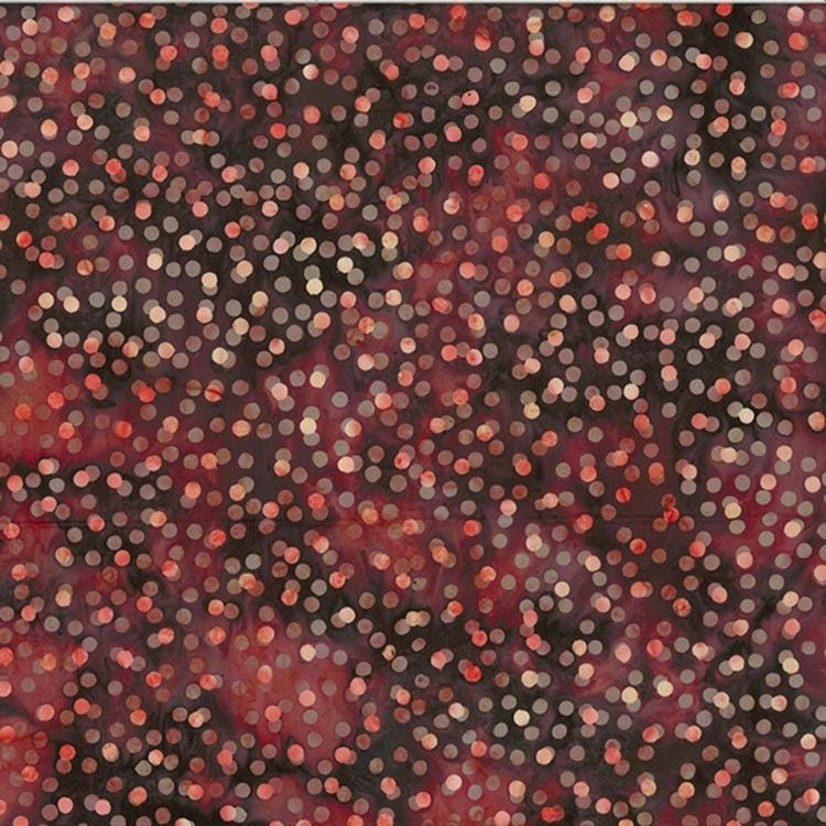 Hoffman Fabrics Jingle Bells Ditsy Dots Nightshade Batik Fabric V2522-533-Nightshade