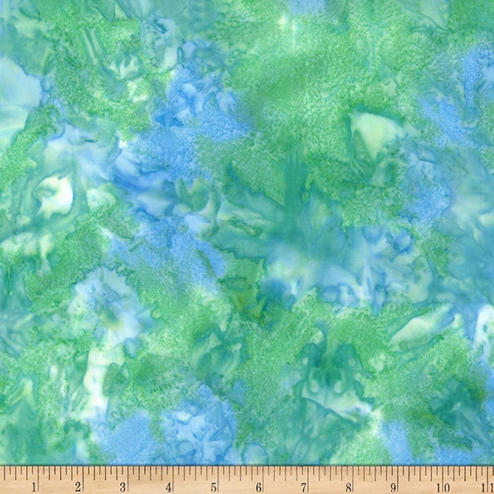 Hoffman Fabrics 1384 Smoothies Seagrass Batik Fabric 1384-522-Seagrass