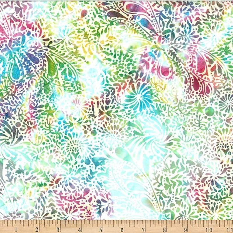 Hoffman Fabrics Pastel Dragonfly Batik Fabric W2609-135-Pastel