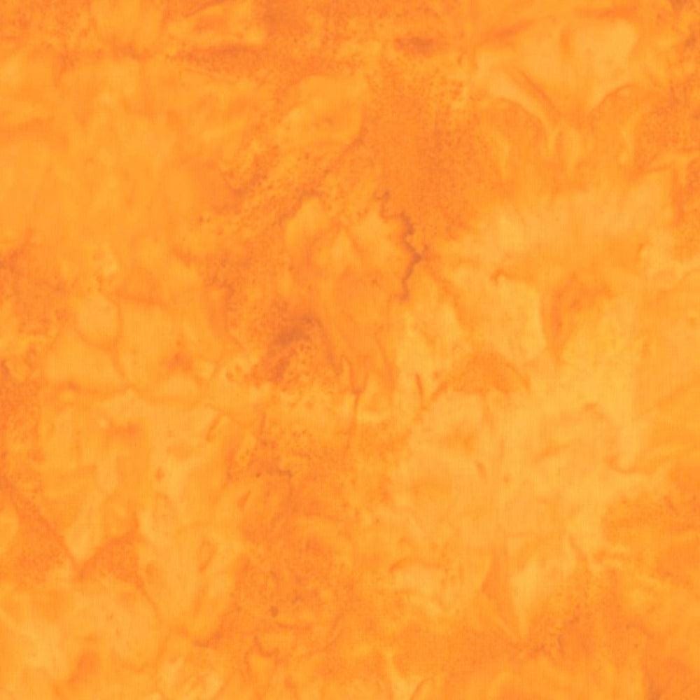 Hoffman Fabrics Watercolors Curry Orange Yellow Batik Fabric 1895-26-Curry