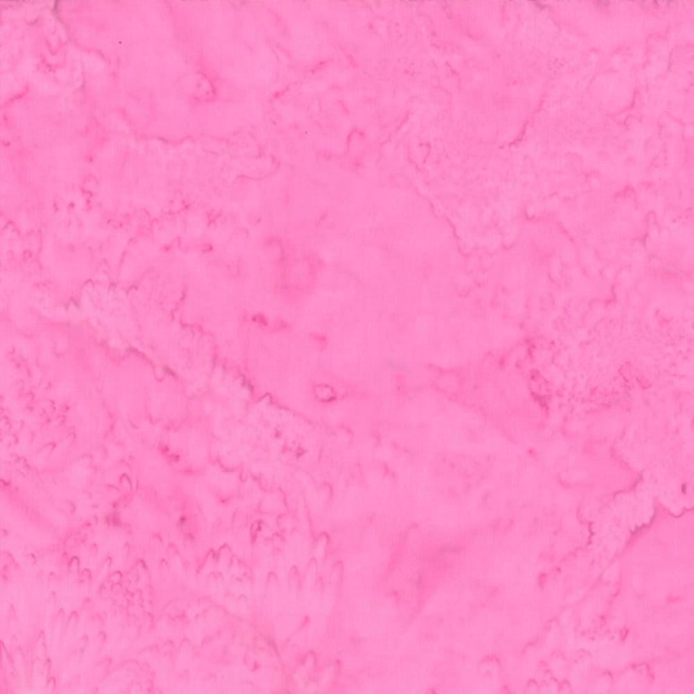 Hoffman Fabrics Watercolors Hibiscus Pink Batik Fabric 1895-519-Hibiscus