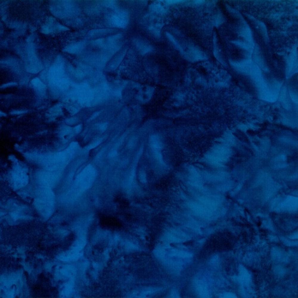 Hoffman Fabrics Watercolors Sapphire Blue Batik Fabric 1895-230-Sapphi