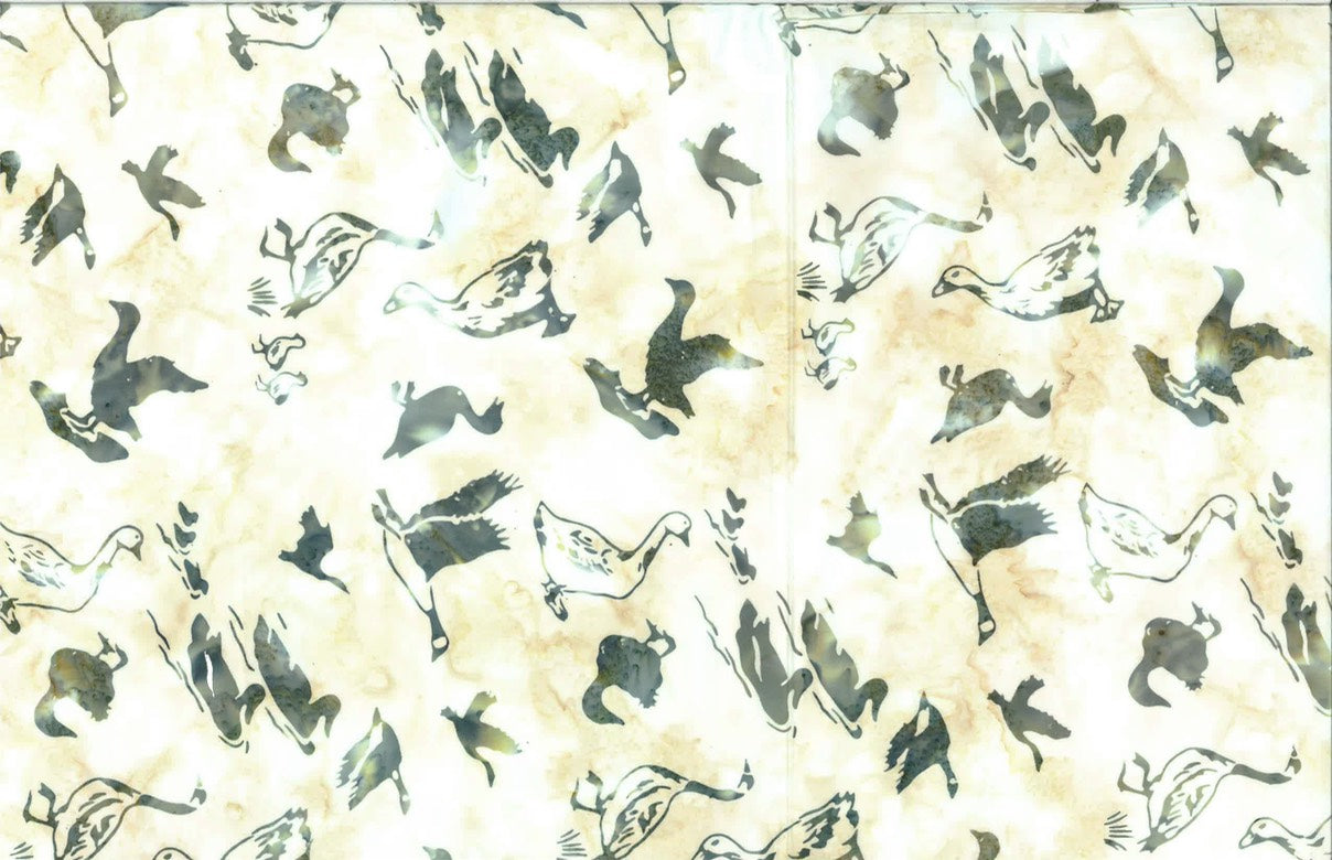 Hoffman Fabrics Seamist Geese Bird Batik Fabric S2342-174-Seamist