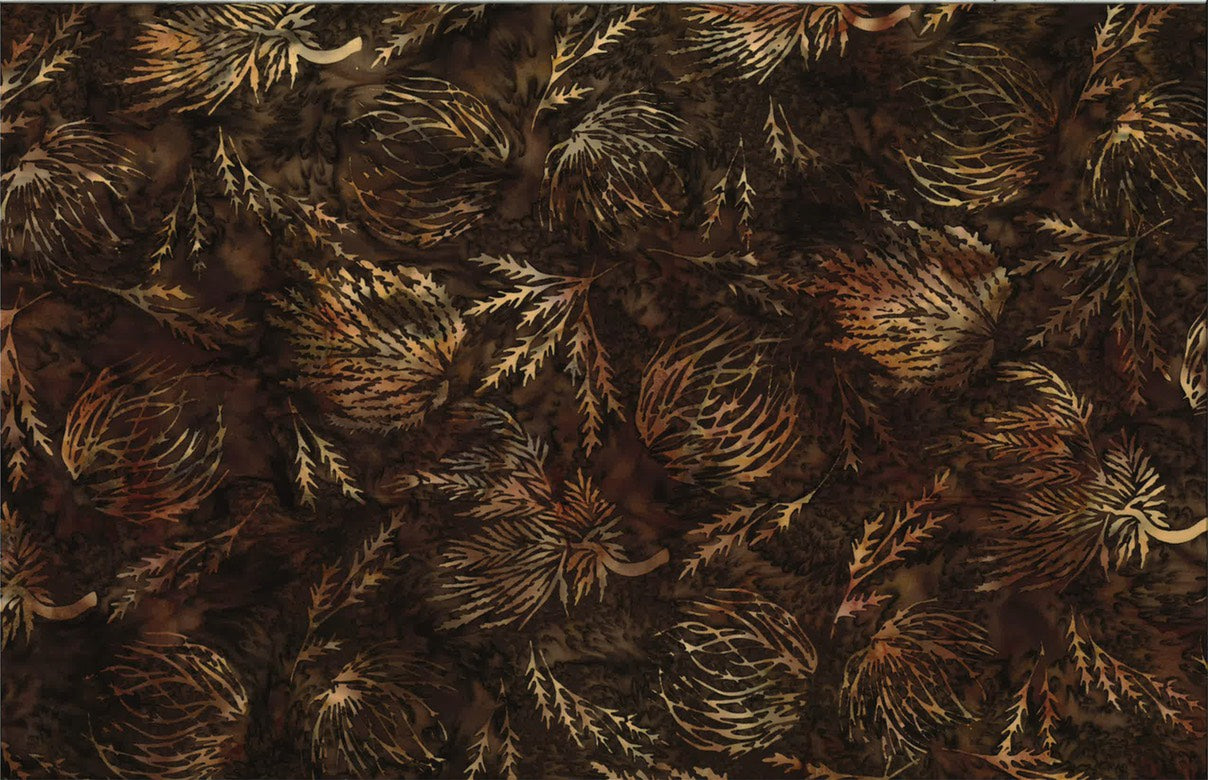 Hoffman Fabrics Bourbon Tumbleweeds and Sagebrush Batik Fabric S2349-572-Bourbon