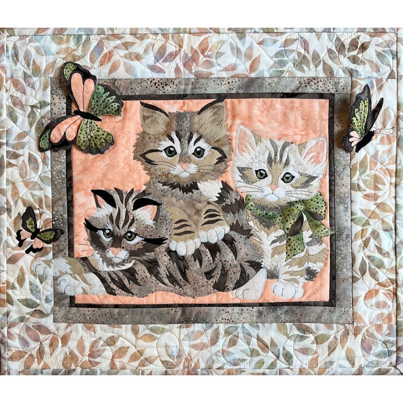 Toni Whitney Design Kitten Kaboodle Baby Kitty Applique Quilt Pattern