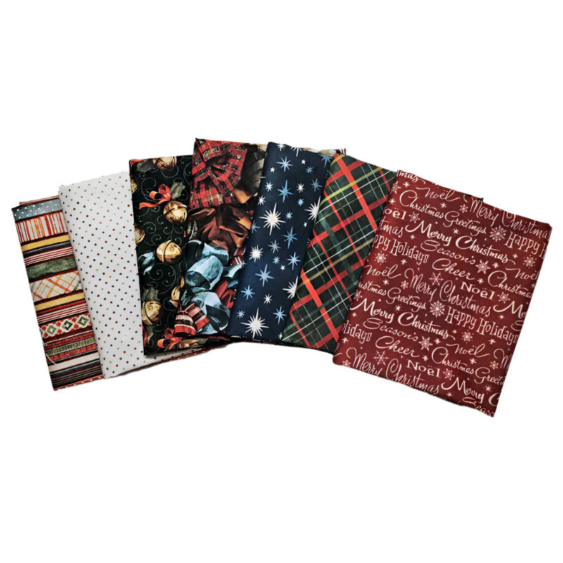 Hoffman Fabrics Ol St Nick Christmas 8 Fat Quarters Q4455-161-Christmas