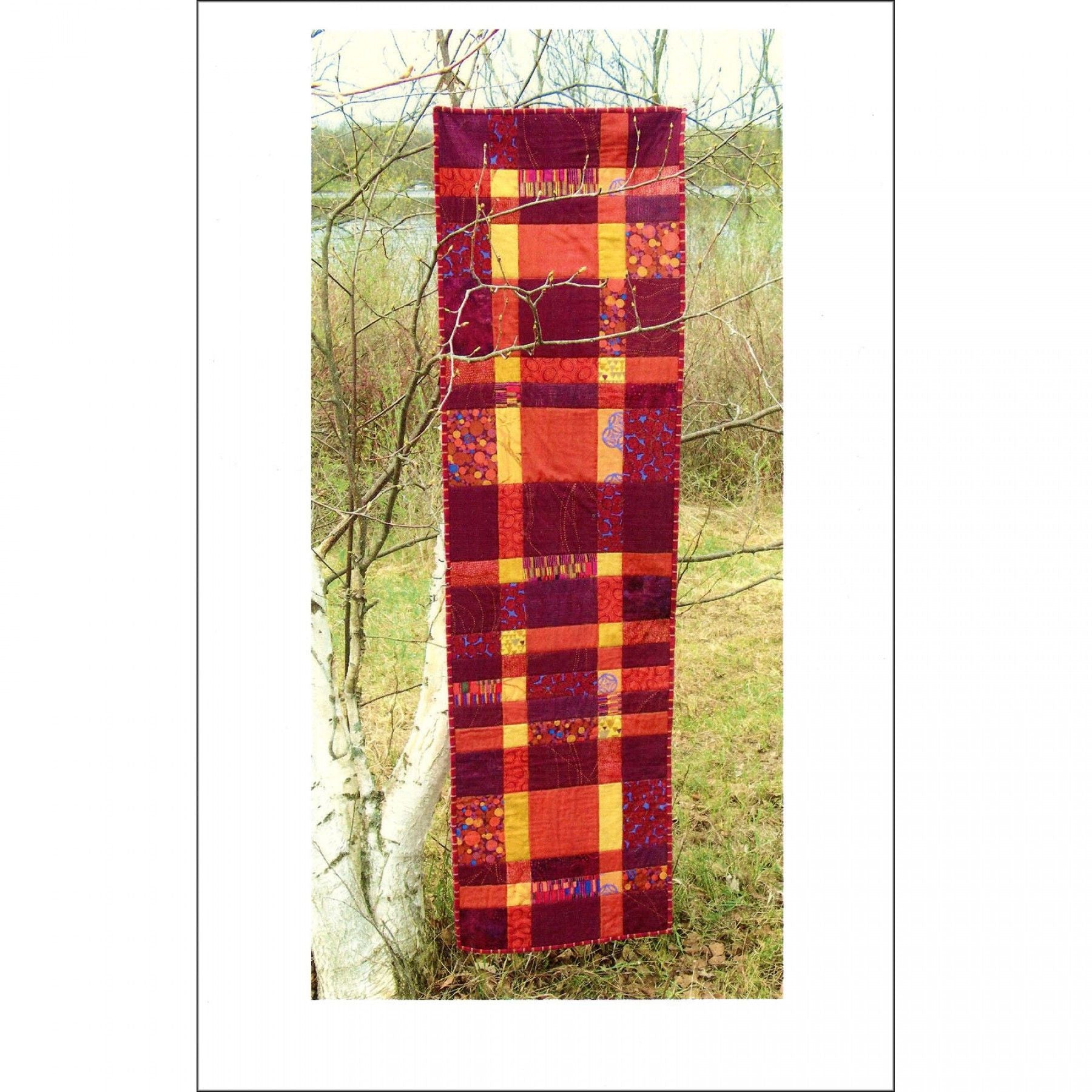 Aardvark Quilts Modern Plaid Table Runner Quilt Pattern