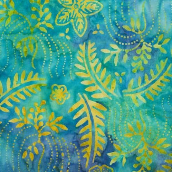 Benartex Keepsake Balis Lagoon Angelina Batik 3 Yards