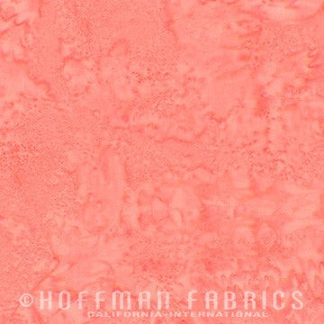 Hoffman Fabrics Watercolors Apricot Batik Fabric 1895-198-Apricot