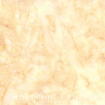 Hoffman Fabrics Watercolors Latte Cream Batik Fabric 1895-205-Latte