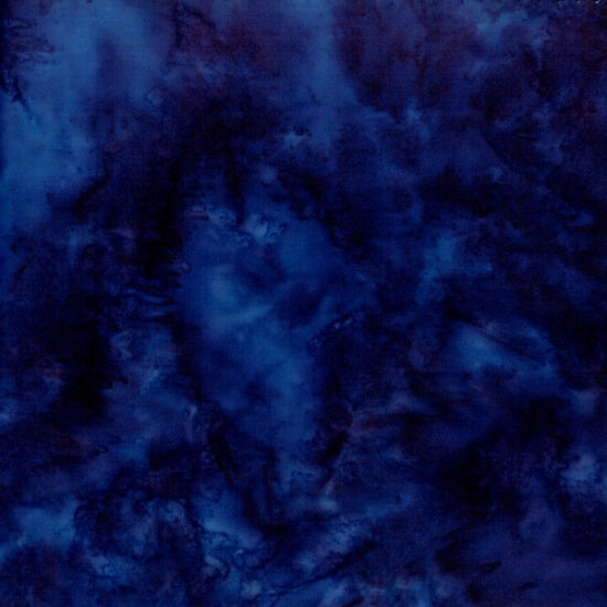 Hoffman Fabrics Watercolors Tahiti Blue Batik Fabric 1895-254-Tahiti