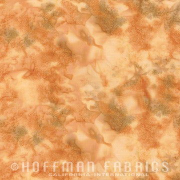 Hoffman Fabrics Watercolors Palomino Brown Batik Fabric 1895-267-Palomino