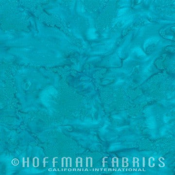 Hoffman Fabrics Watercolors Cabo Blue Batik Fabric 1895-361-Cabo